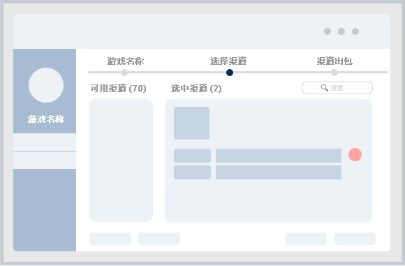 控制台配置渠道参数